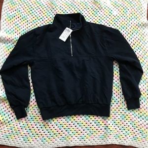 LAST ONE!!! Brandy Melville navy blue quarter zip